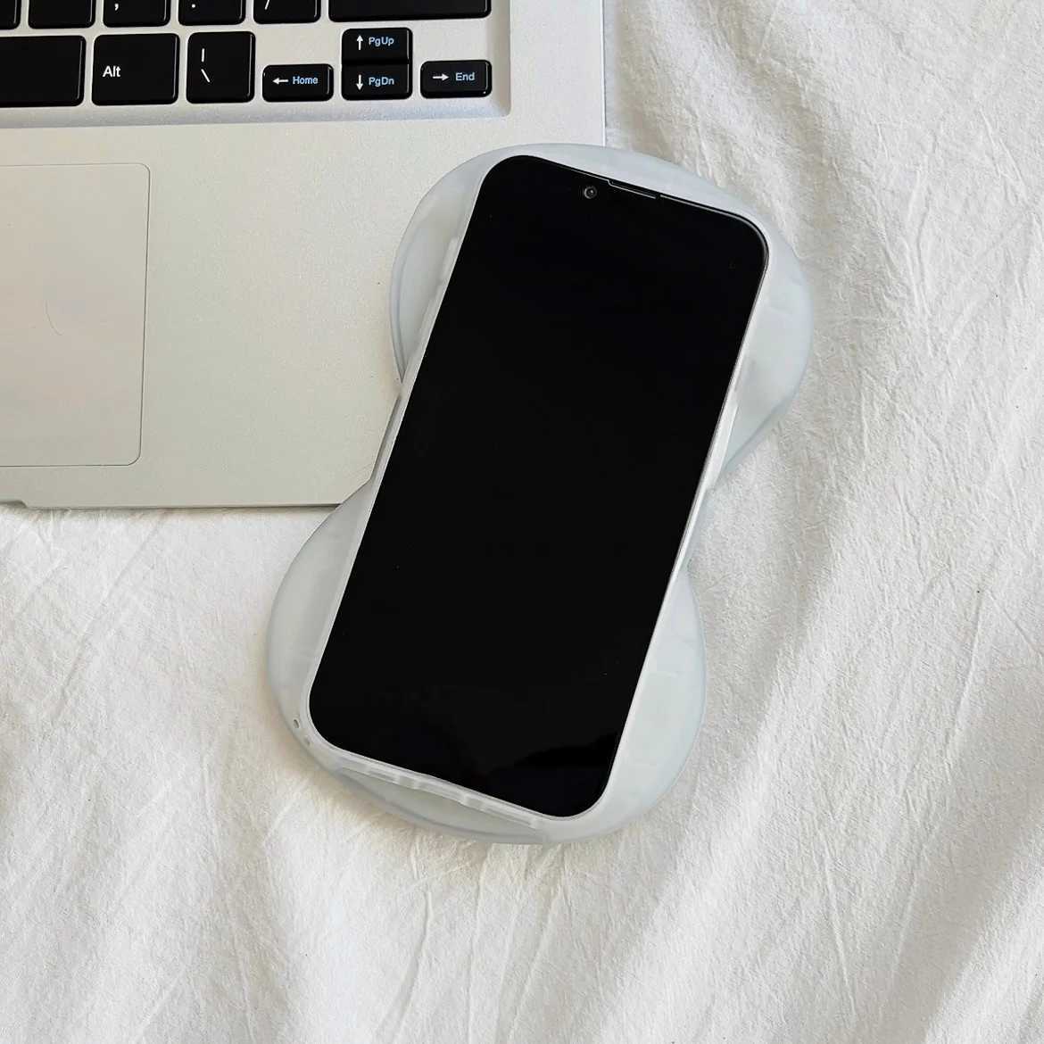 Solid Black Edge New Bow Phone Case Protective Cover Shell For iPhone16 15 14 13 12 11 Pro Max Mini Plus Z250227