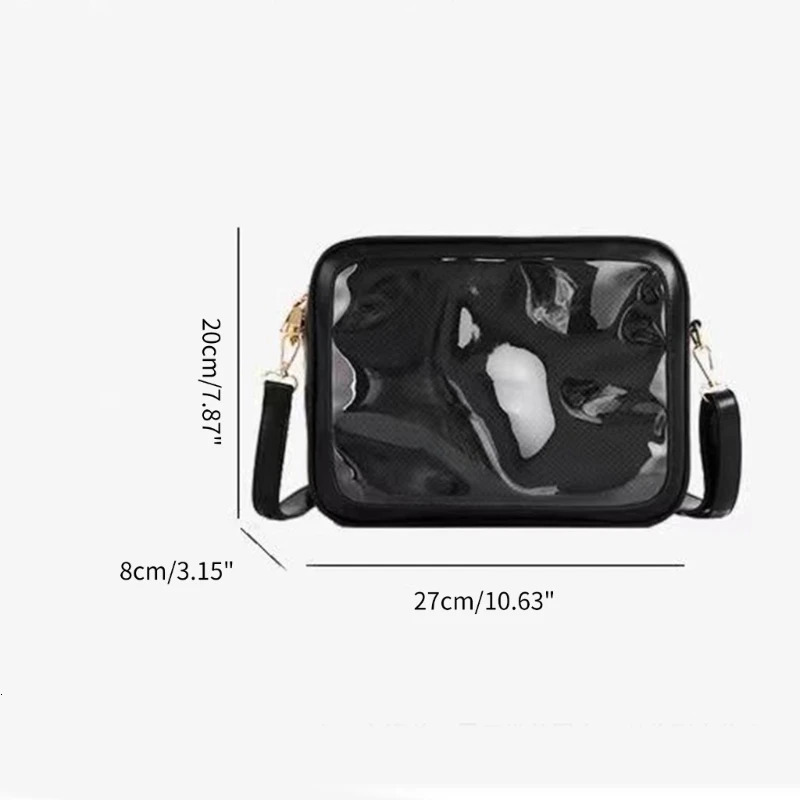 Female Ita Crossbody Bag Womens Transparent Messenger Bag Girls Cute-Lolita Shoulder Bag Teens Fashion Satchels Bag Ins 250221