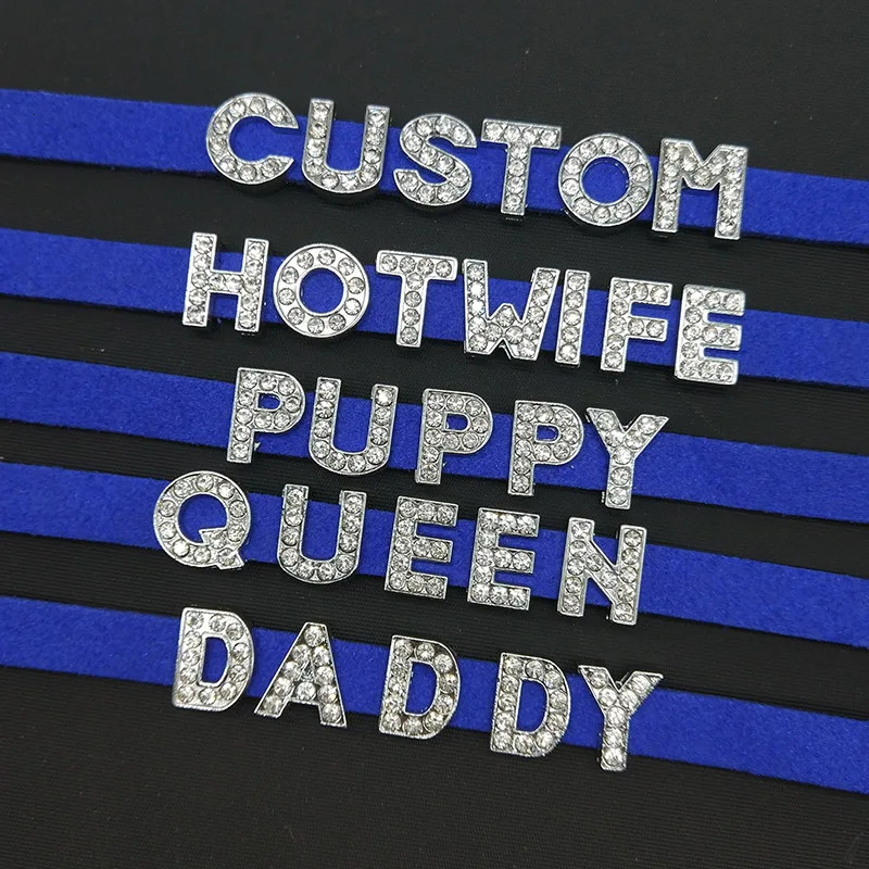 Letter DADDY QUEEN Personalized Custom Name Necklace for Women Fashion Leather Choker Collar DIY Cosplay Jewelry Gift 250117