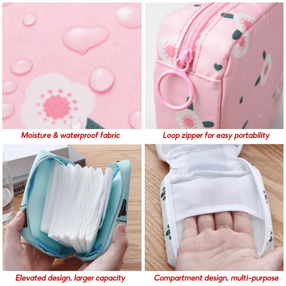 Ship from US 1 printed bag a stylish and practical multi travel organizer perfect for toilets sanitary napkins cosmetics 250227FBB