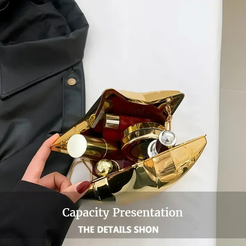 Acrylic Bright Five Star Zero Wallet Sweet Cool Spicy Girl Lipstick Party Mini Table Tennis Niche Candy Colorful Bag 250226