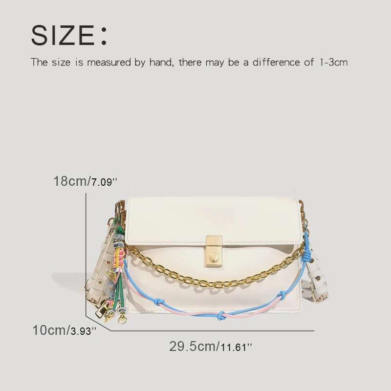 Custom Initials Box Bags For Women Designer Handbag And Purse 2025 New In PU Lock Chain Fashion Message Underarm Shoulder