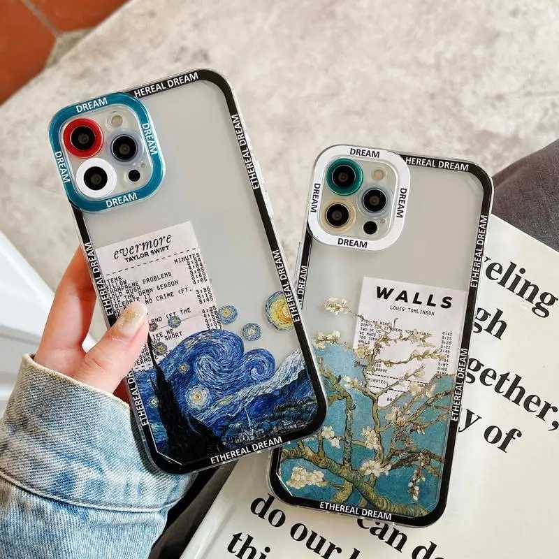 Art Van Gogh Oil Painting Print Phone Case for Note 5G 4G 8 11 13 Pro Plus 12S 11S Redmi 12 13C 12C Cover Z250227