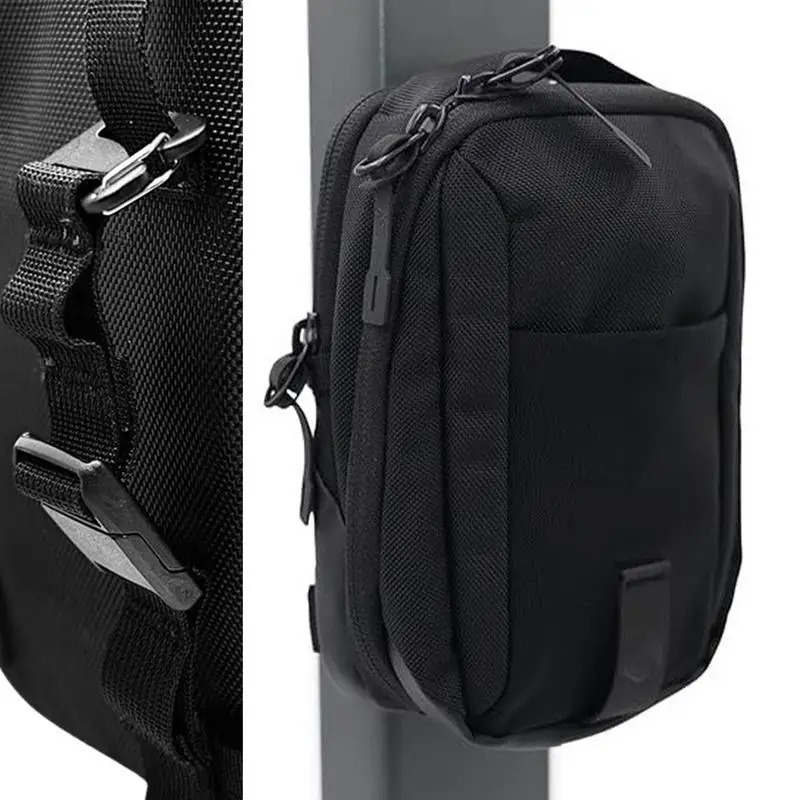Ship from US Magnetic Gym Water Bottle Bag Holder Portable Phone Sling With Pocket Builtin Magnet For Men Women Sports Fitness 250227FBB