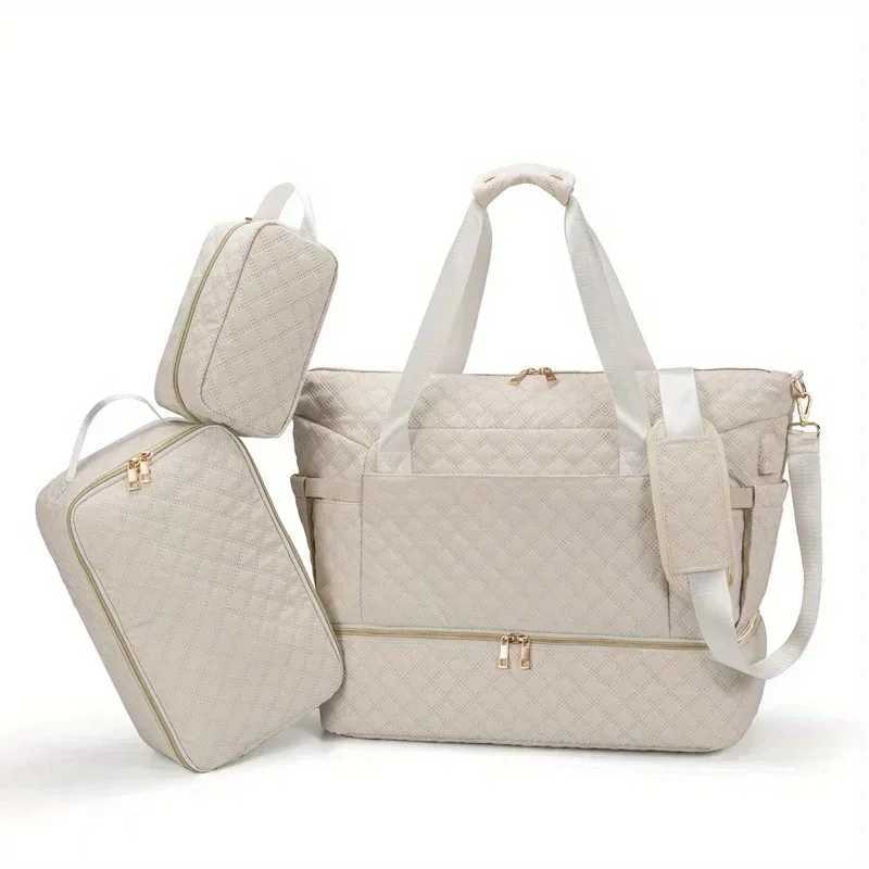 Diaper Bags Mommy Bag Large Capacity Leisure Sports Diaper Bag Mothers Portable One Shoulder Travel Adjustable Trolley Luggage Bag Baby Bag Y25022734D