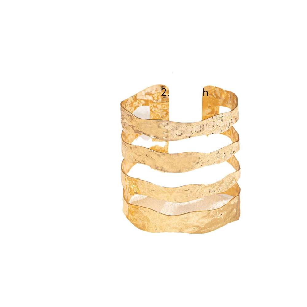 Designer bracelet Vintage Qingdao Jewelry Bracelet Ring Set Four Layer Exaggerated Large Style Fashion Niche Design