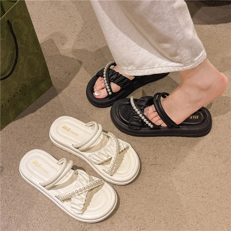 Trendy Shoes Slippers Indoor Funny Cotton Cute Style Flat Bottom Fashion Free shipping 2025 Summer Footwear