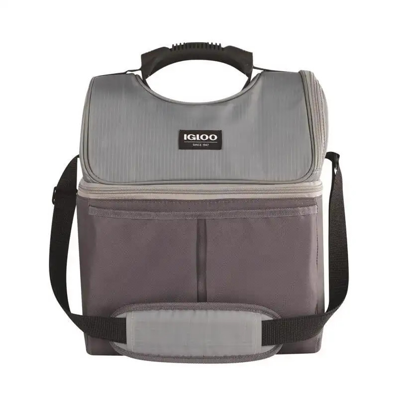 Ship from US Igloo Gripper Gray 22 cans Lunch Bag Cooler 250227FBB