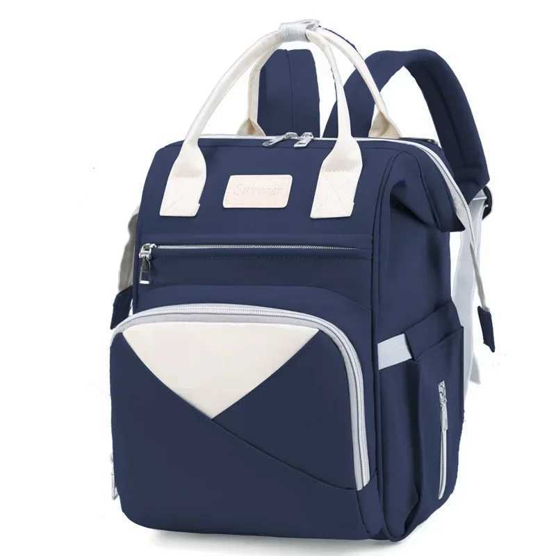 Diaper Bags Mommy Diaper Bags Baby Stroller Hanging Bag Mother Large Capacity Nappy Backpacks with Changing Mat Convenient Baby Nursing Bags Y25022771