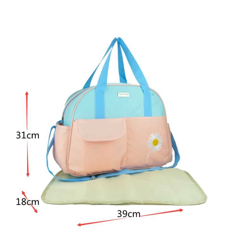 Diaper Bags Baby diaper bag set baby diaper storage organizer mothers handbag large capacity baby travel bag baby stroller bag Y2502276NFX