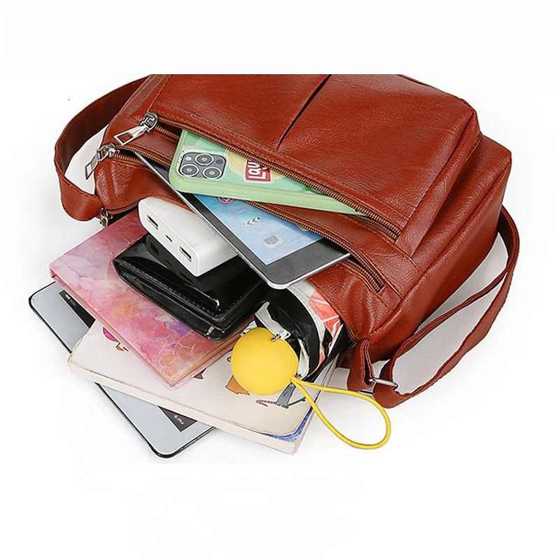 Womens Bag 2024 Trend Korean Handbags Ladies Shoulder Bags Soft Leather Fashion Versatile Crossbody 250221