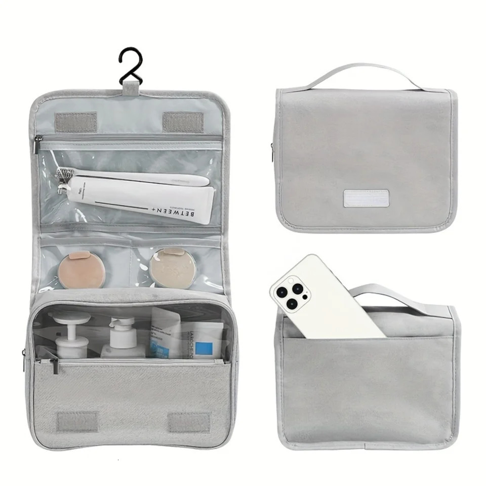 Ship from US Laundry Bag Spacious Multi functional Hook ned for Convenient Organization Waterproof Cosmetics and Compact Travel Accessories 250227FBB