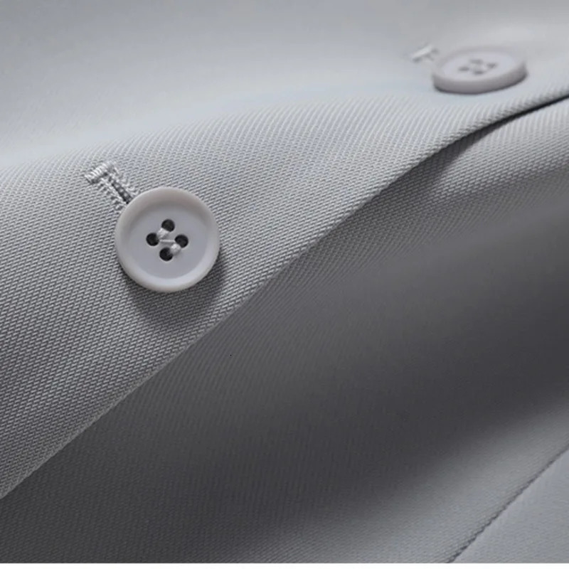 #0723 Black Gray White Short Blazer Vest Women Single Breasted Office Coat Thin Female Outerwear Spring Summer 250226