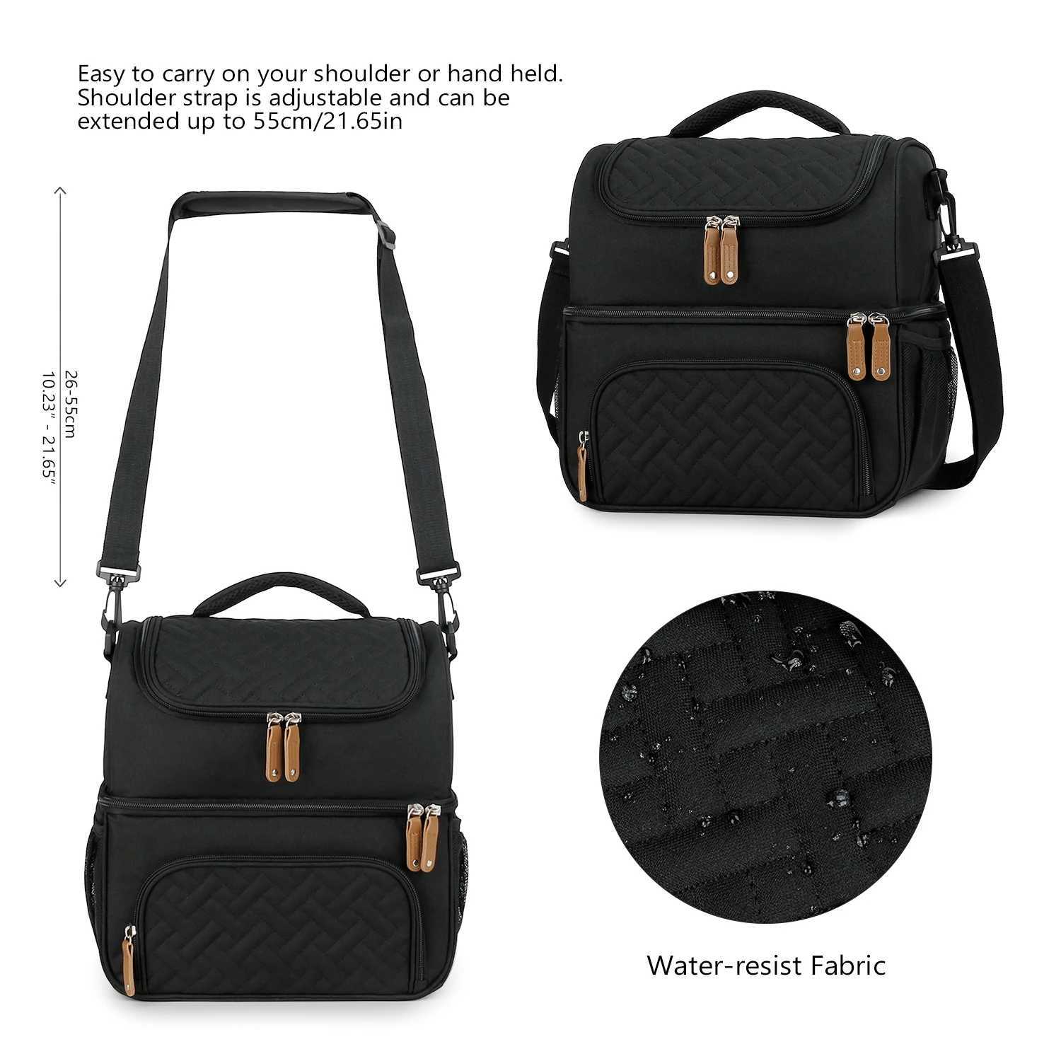Diaper Bags One Shoulder Handheld Maternal and Infant Bag with Constant Temperature Waterproof Outdoor Freshness Preservation Mommy Bag Y2502271ZQ9