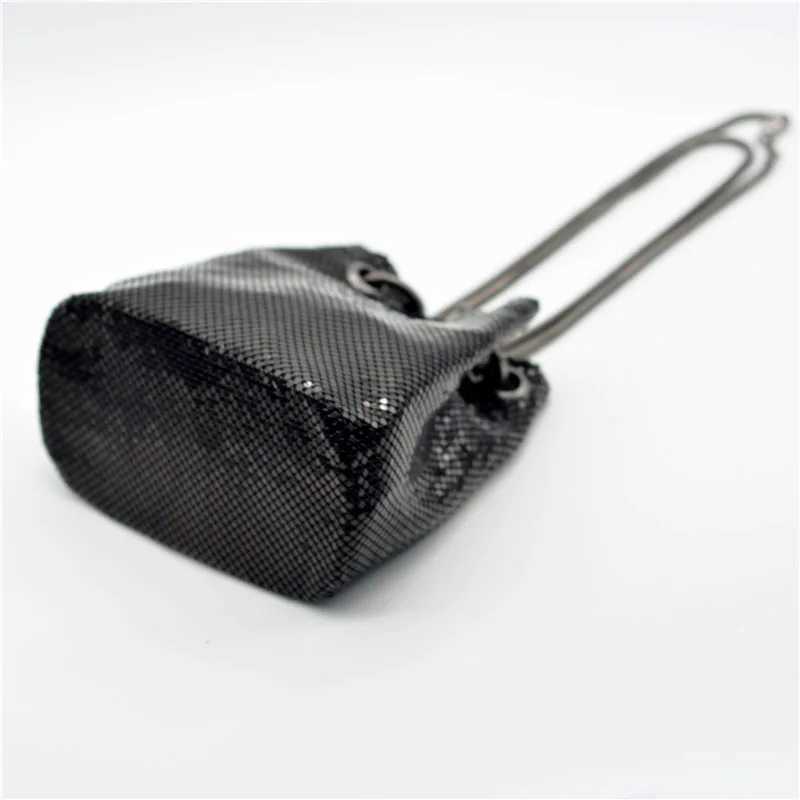 New Arrival Fashion Evening Party Clutch Bucket Bags for Women Trend Chain Shoulder Messenger Bag Sliver Gold Handbags Female Clutches T250227