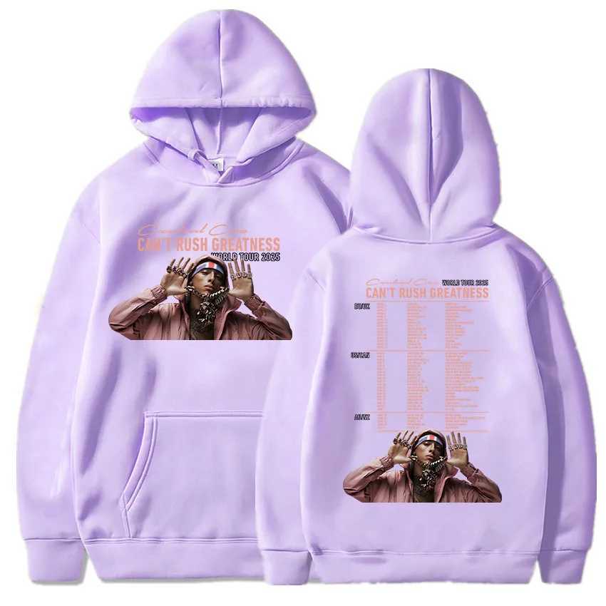 CANT RUSH GREATNESS World Tour 2025 Hoodies Central C Singer Printing Sweatshirts Moletom Men Women Clothing Graphic Hoodie X2502271 L251018UDL6