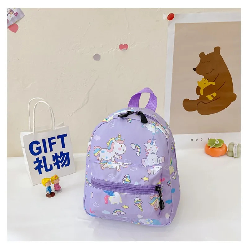 Cute Childrens Cartoon Dinosaur Backpacks for Teenager Kindergarten Schoolbag Waterproof Kids Book Bags Boys Girls Animal Bag 250227