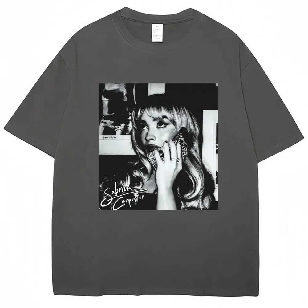Vintage Sabrina Carpenter T-shirt Short N Swt Tour Fashion Hip Hop Cotton Oversized T Shirt Men Women Y2k T Shirts Fans Gift X250227