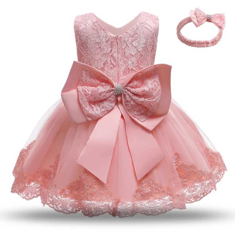 Girl's Dresses Childrens Elegant Dresses For Girls Baby 1st Birthday Party Dress Girls Princess Skirt Kids Lace Dresses 0-24Months Y250227I6WF