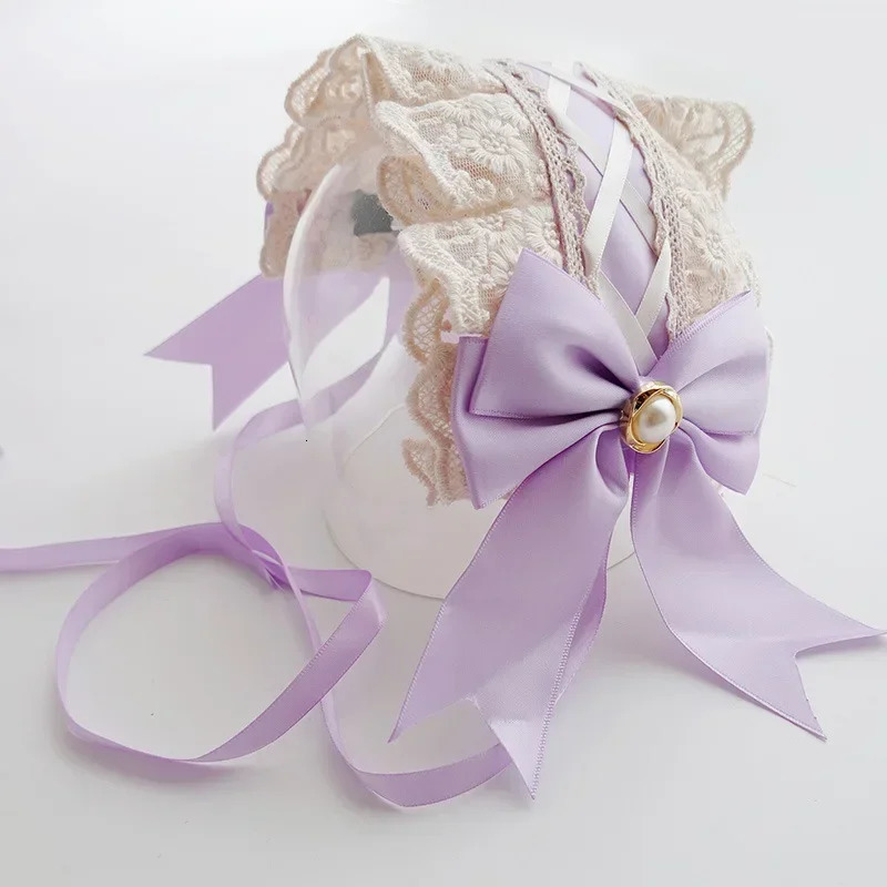 Elegant Children Princess Lolita Girls Toddler Party Bow Headband Infant Clips Cute Hairband Baby Spanish Hair Accessories Eid 250227