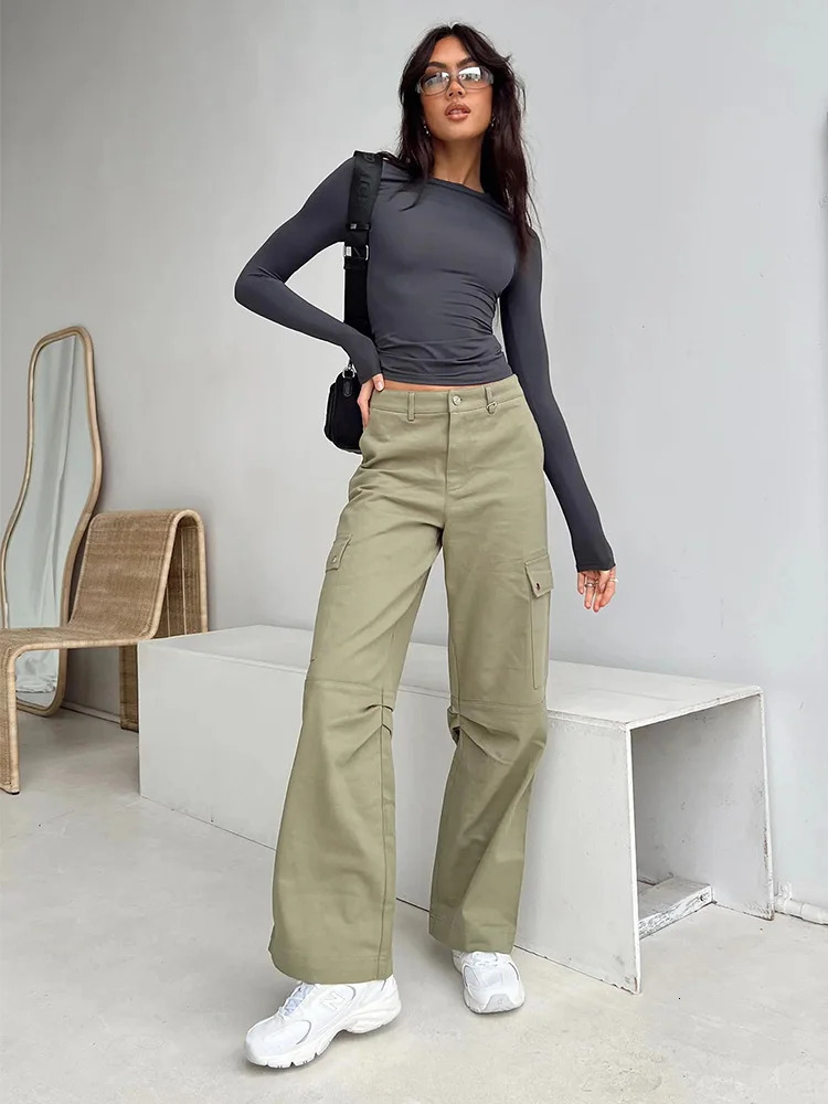 Women Casual Long Sleeve TShirts Spring Autumn Solid Slim Fit Pullovers Tees Shirts Female Streetwear Base Tops 250226