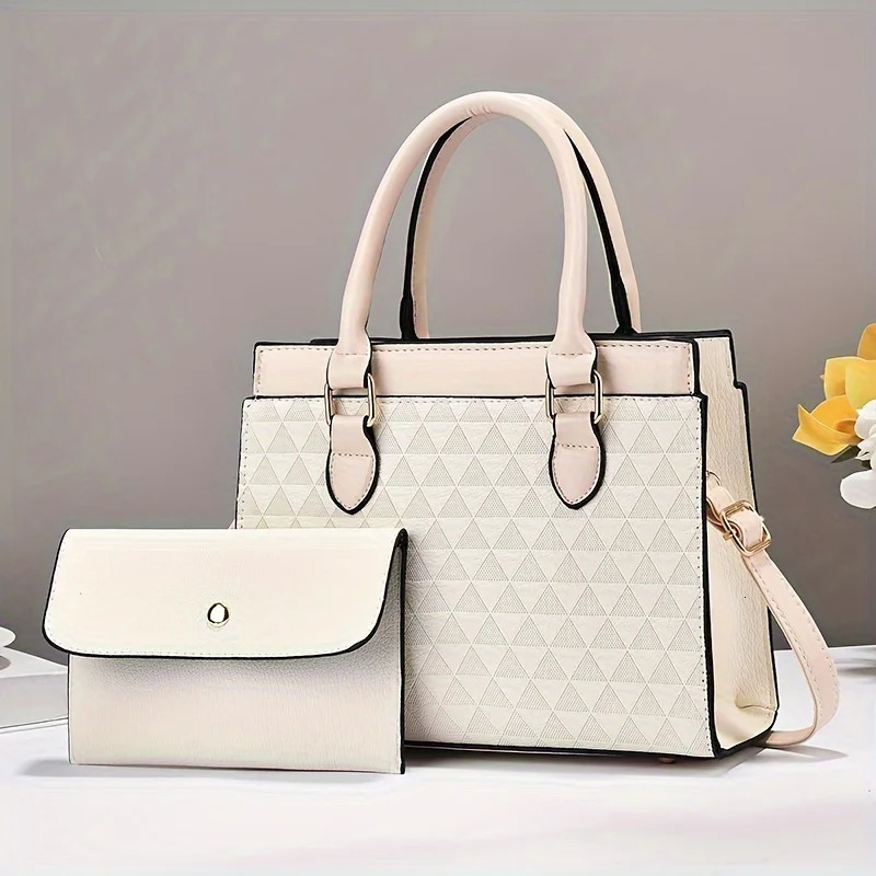 Ship from US Fashion Top Handle Satchel Bag Trendy Crossbody Womens Casual Handbag Shoulder Purse 250227FBB