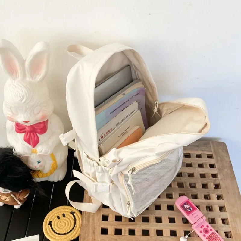 Japanese Kawaii Itabag Women 2024 Transparent Backpack Women Large Capacity Ita Backpack School Bags For College Student JK 250221