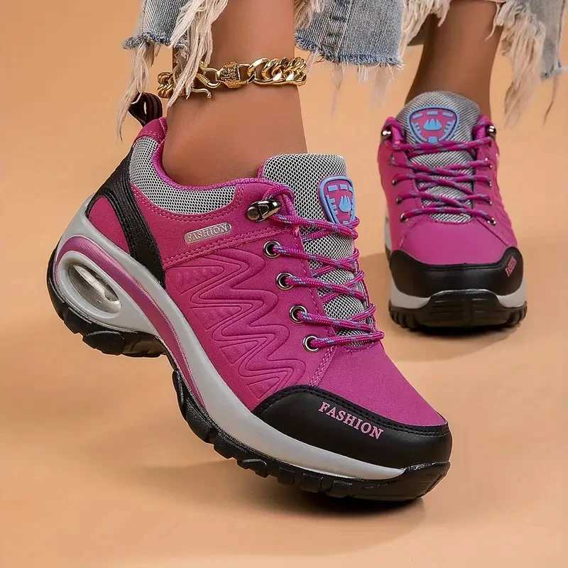 2023 Summer Women Casual Platform Shoes Outdoor Thick Sole Walking Shoes Women Casual Sports Shoes Anti Slip Camping Shoes Z250227