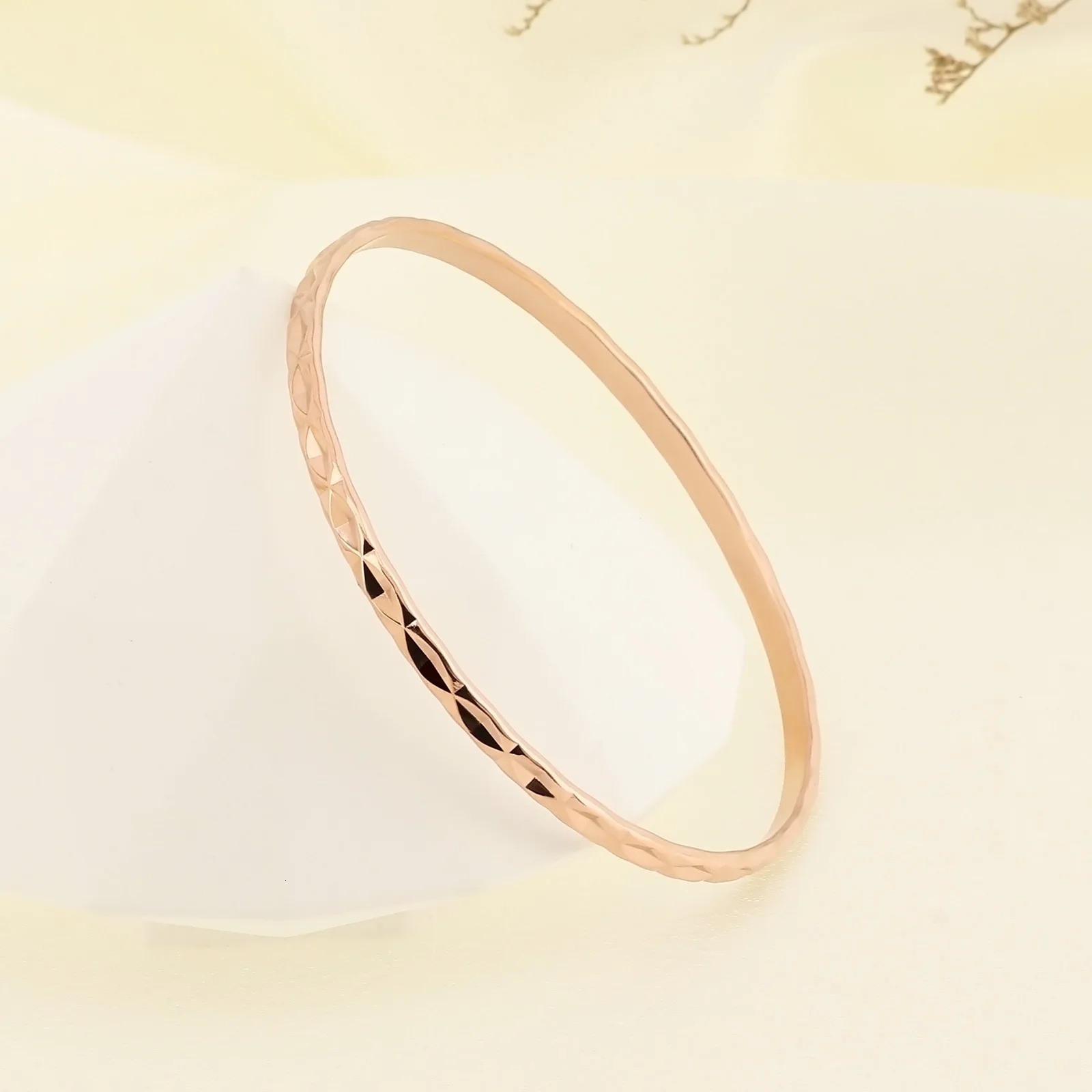 Kalen 1pcs 7pcs Minimalist Water Wave Pattern Bracelet Stainless Steel Womens Fashion Jewelry Gold Silver Rose Gold Color 250227