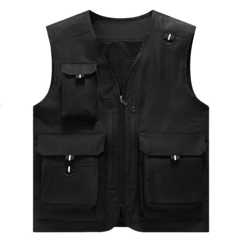 Fashion Vest With Multiple Pockets For Men And Women - Stylish Outdoor Camping Sleeveless Jacket