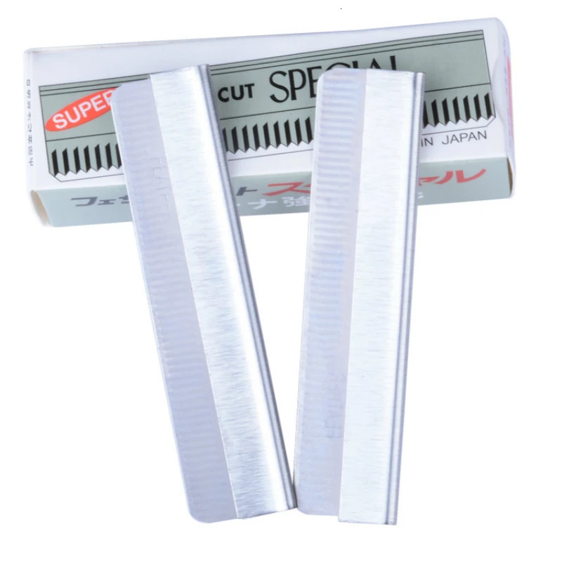 100 pcs/lot Stainless Steel Hair Blade Knife Tattoo Eyebrow Trimmer Scraper Eyebrow shaping Shaver 250224