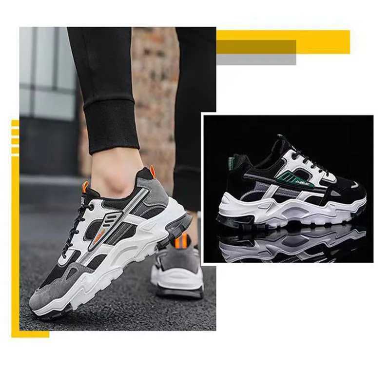 Sports Leisure Fashion Versatile Dad Mens Lightweight Comfortable Non Slip Wear-resistant Running Shoes For Men Z250227