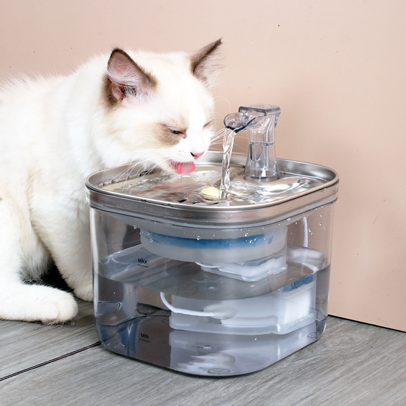 stainless steel pet water dispenser ,automatic fountain senscr