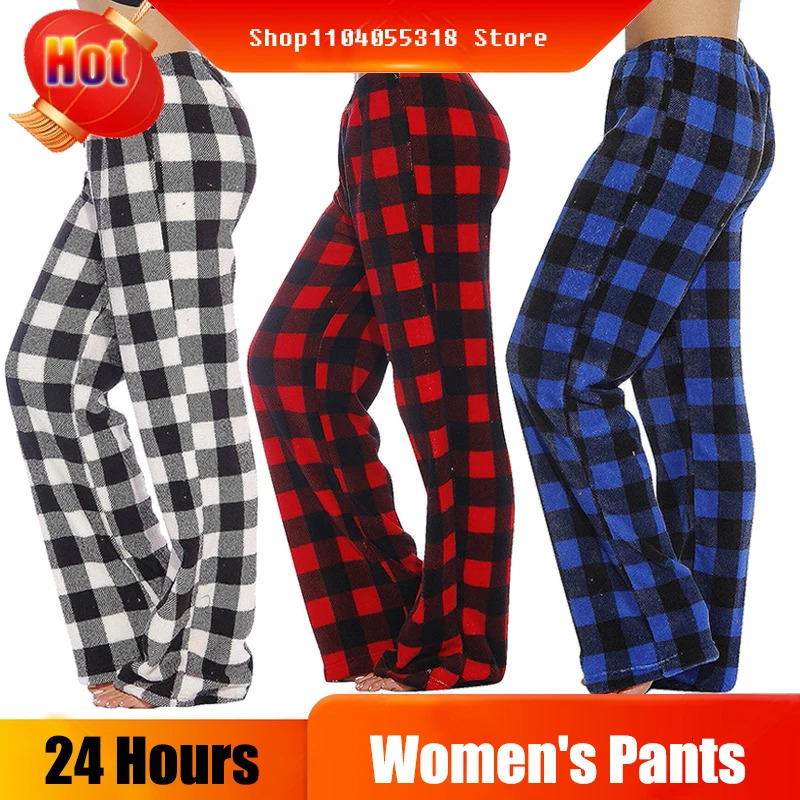 Sweatpants Cargo Pants Men Casual Plaid Loose Sport Plaid Pajama Trousers MenS Clothing Sports Pants Clothing Joggers 2025 250227