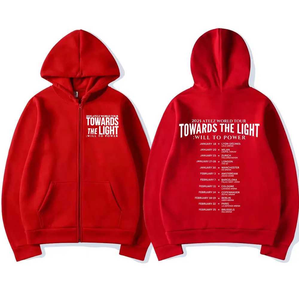 Strtwear Zip Up Hoodie Unisex Long Slve Graphic ZipUp Sweatshirt Lightweight Korean Inspired Hoodie for Men and Women L251018Q5KM