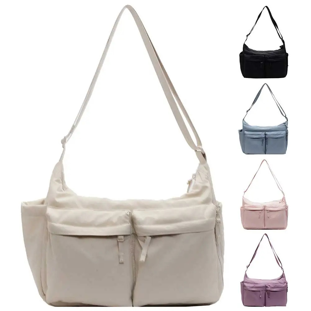 Ship from US Women Puffy Crossbody Bag Large Capacity Simple Tote Handbag Adjustable Strap Padded Satchel Female Commute 250227FBB