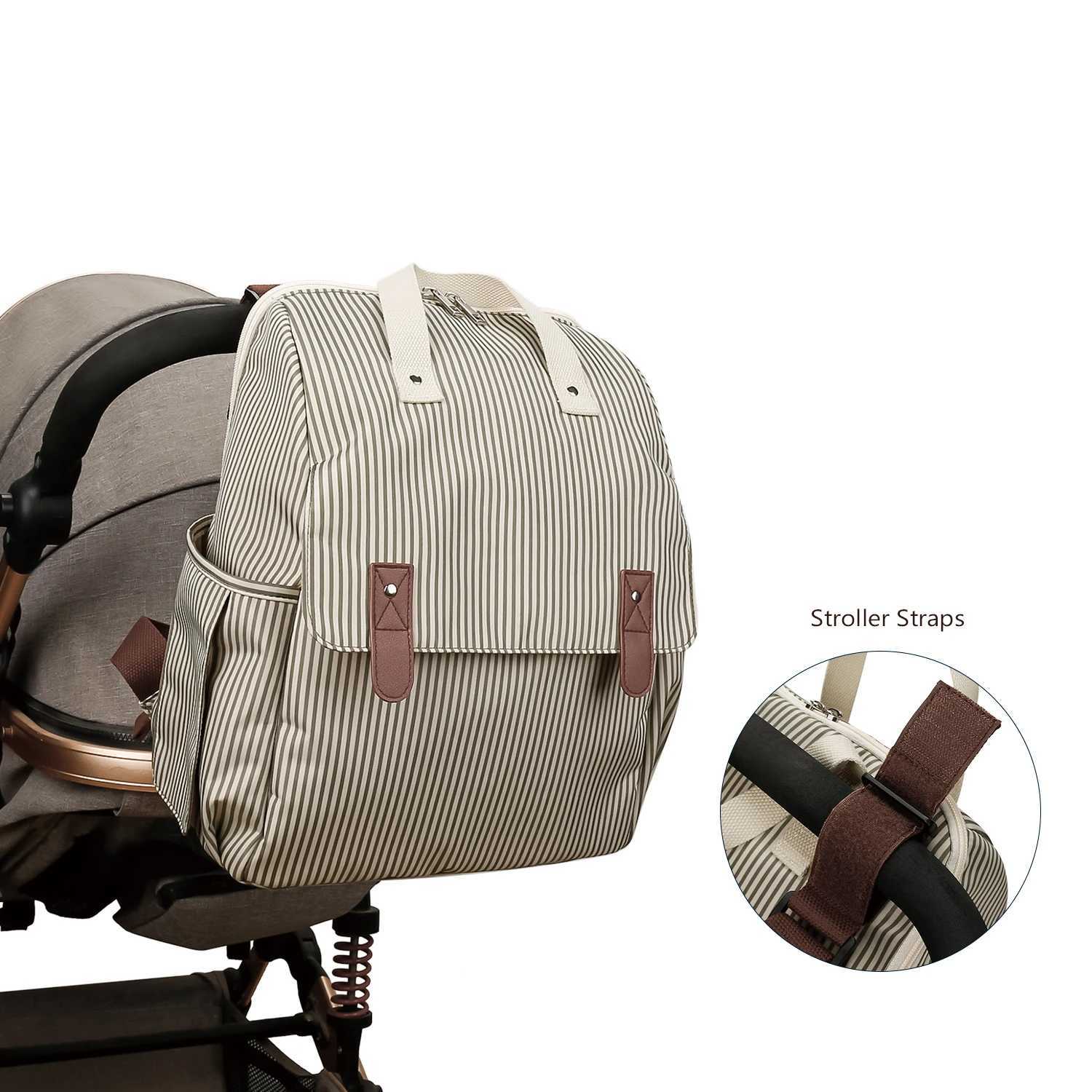 Diaper Bags Shoulder Mommy Includes Urine Mat Independent Bottle Bag Multi functional Mommy Bag Maternal and Child Travel Bag Y25022725FB