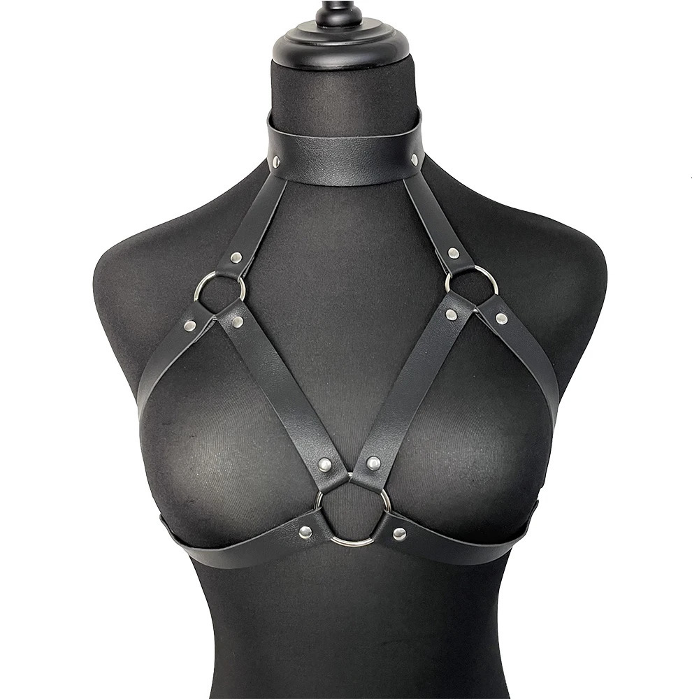 Women Underwear Chest Harness BDSM Lingerie Sexy Choker Top Bondage Gothic Fetish Clothes Body Bra Mature Harajuku Stockings 250227