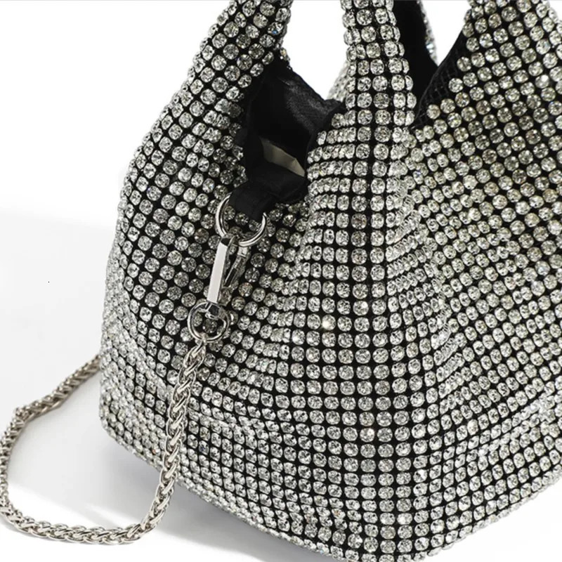 Sparkling crystal clutch wallet shoulder bag rhinestone handmade and handbag y ner evening 250226