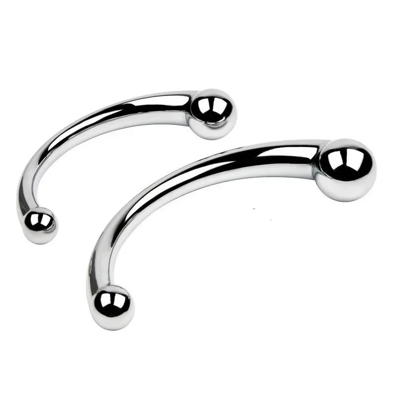 Anal Plug Dildo Stainless Steel G Spot Wand Massage Stick Pure Metal Penis G-Spot Stimulator Sex Toy for Women Men 250227