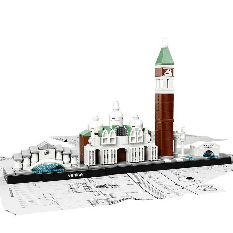 New Creative 21026 Ven 21027 Building Blocks B Toys Used for Advertising Childrens Art Decoration Gifts Y250227