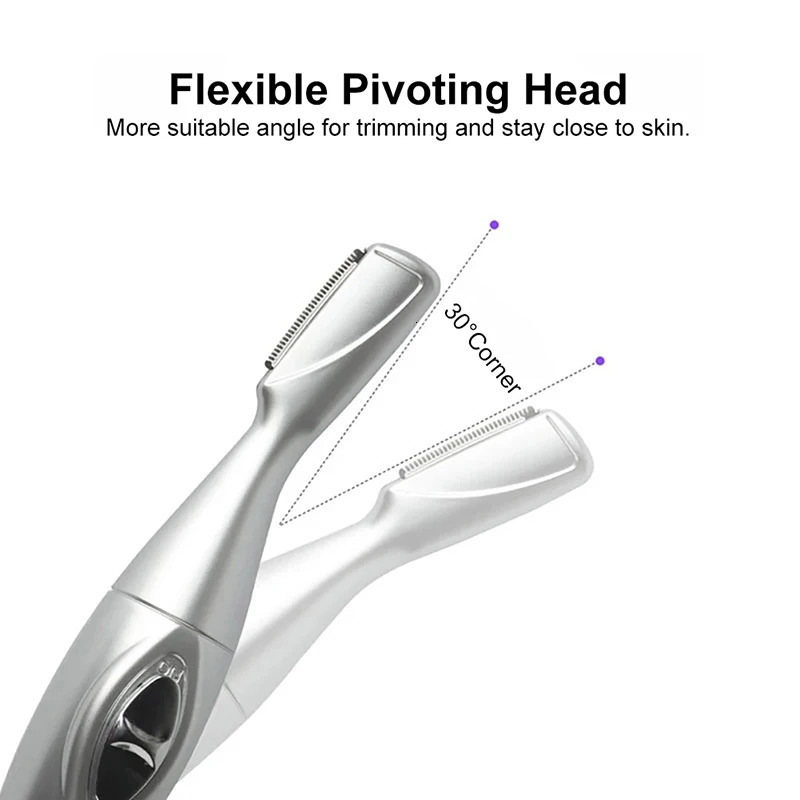 Electric Eyebrow Trimmer Mens And Womens Automatic Eyebrow Trimmer Portable Hair Removal Beauty Trimmer Beginner Beauty Tool 250224