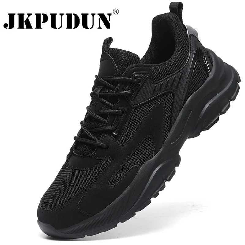 Mens sports running shoes fashionable soft soled sports shoes mens comfortable short and chubby dad shoes breathable fitness shoes Plus size 39-48 Z25