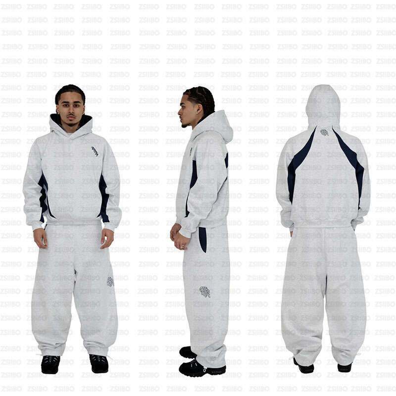 New trendy men's and women's high street casual sports letter print ins style warm hooded sweatshirt