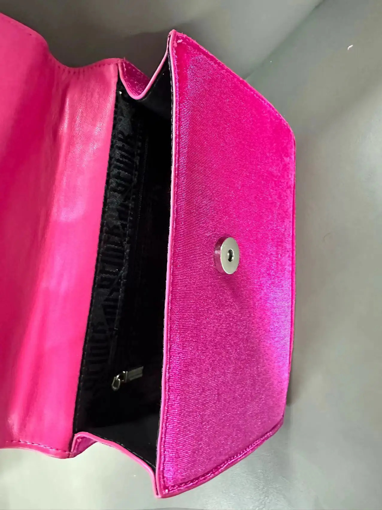 bow mini bag evening party fashionable womens shiny sweet shoulder and cross body chain 250226