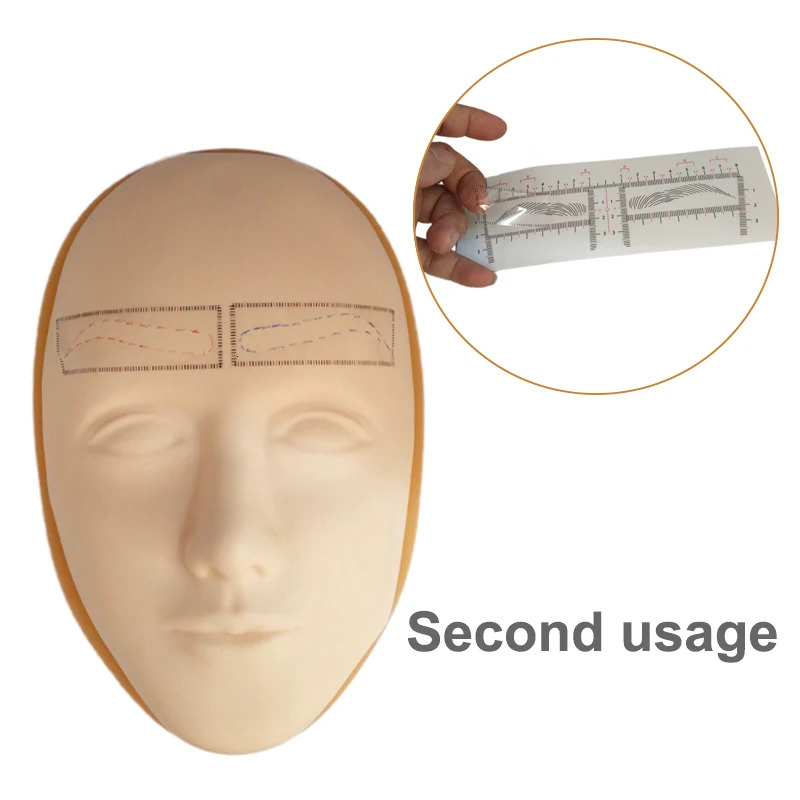 25pcs Eyebrow Tattoo Product Disposable Eyebrow Ruler Sticker Eyebrow Microblading Tools Permanent Makeup Accesories Tools 250224