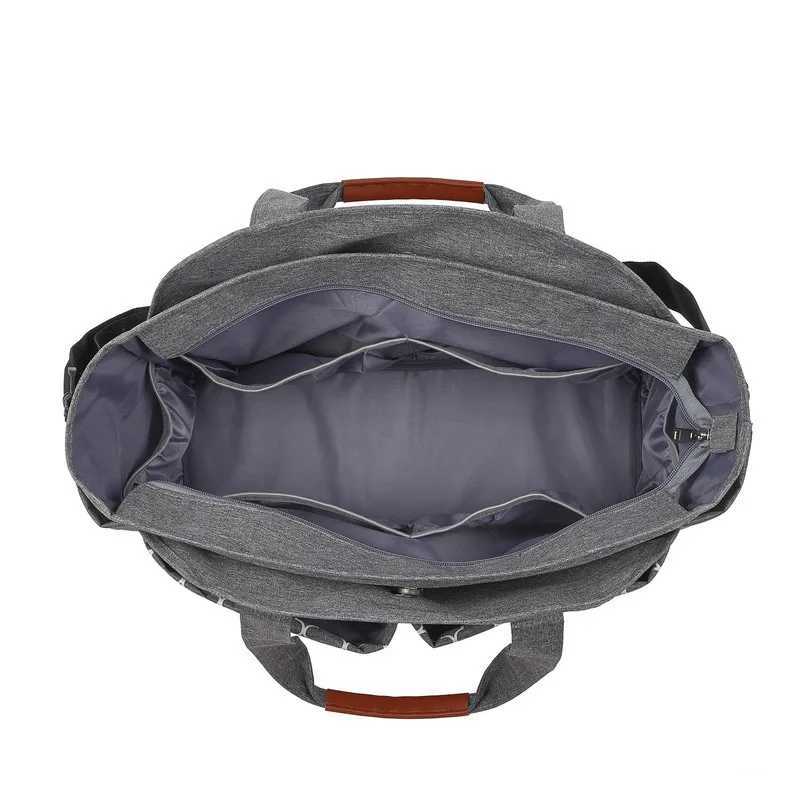 Diaper Bags New Handheld Single Shoulder Mommy Bag Printed Geometric Matching Nipple Bag for Mother and Baby Outdoor Mother Bag Y250227NT9P