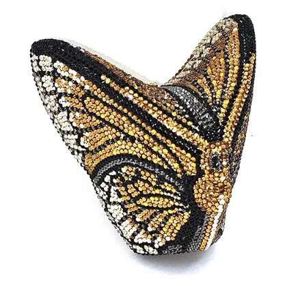 XIYUAN 2025 Butterfly New Rhies Evening Clutch Bags Wedding Women Dia Purses For Bridal Clutches Stones Handbags