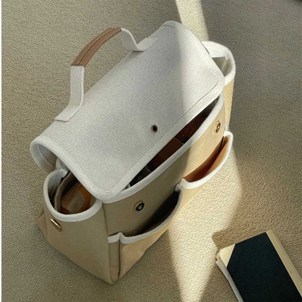 Diaper Bags Personalized Mommy Bag Large Capacity Handbags Custom Women Shoulder Crossbody Bags Fashion Canvas Casual Totes Messenger Bag Y250227PM1M