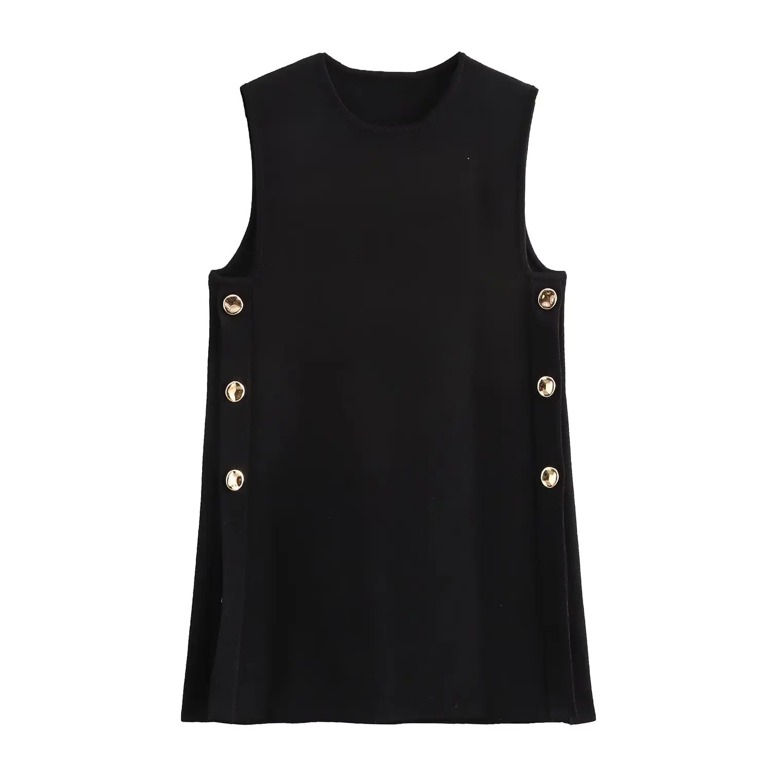 Fashionable Westernstyle Suit With Female n Sense Sleeveless Dress Vest Skirt Long Pants Twopiece Set 250226